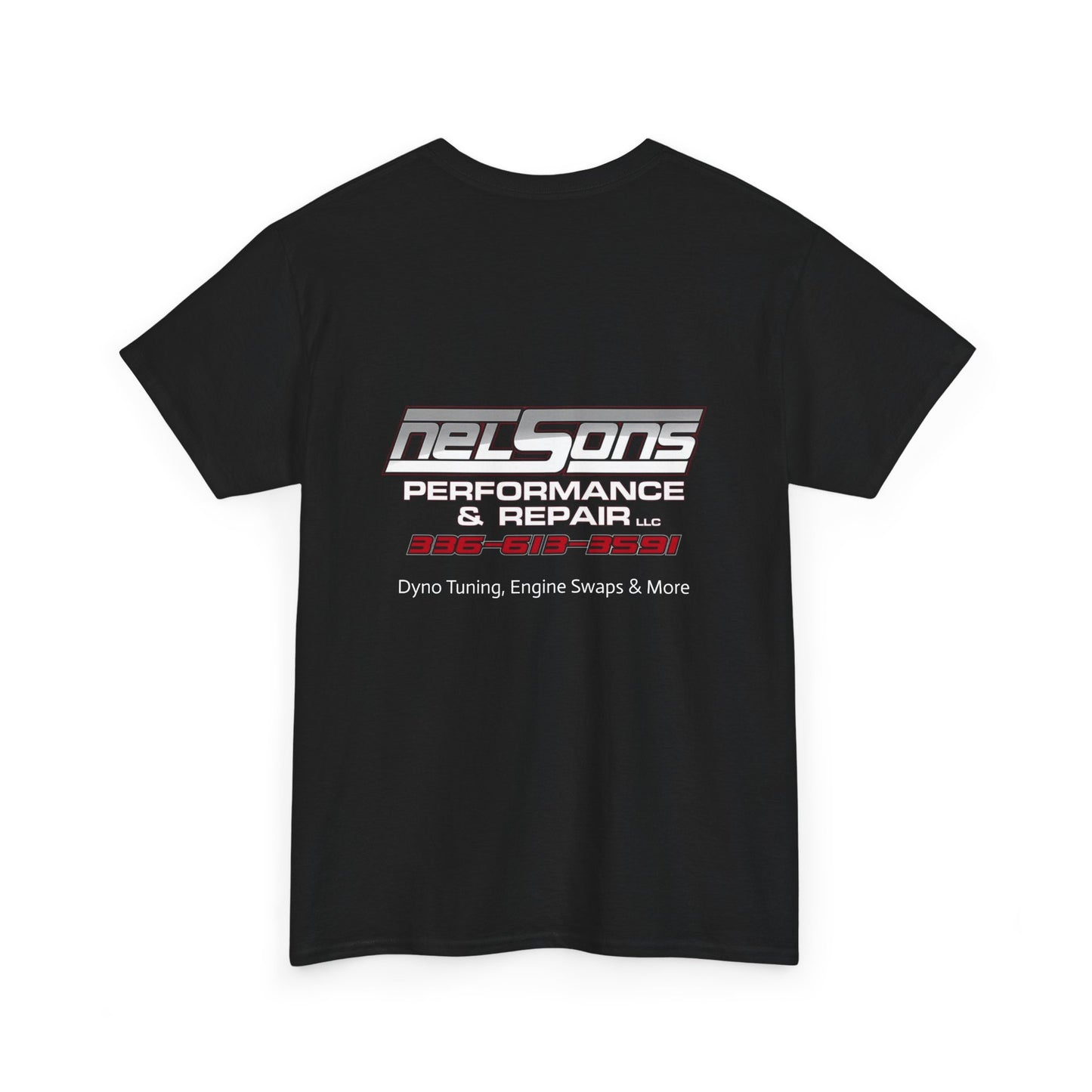 Nelson’s Performance & Repair Tee — Automotive Shop Logo T-Shirt