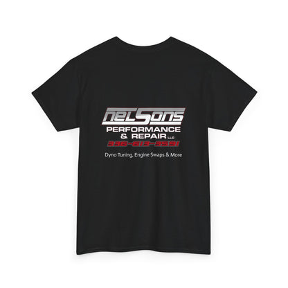 Nelson’s Performance & Repair Tee — Automotive Shop Logo T-Shirt