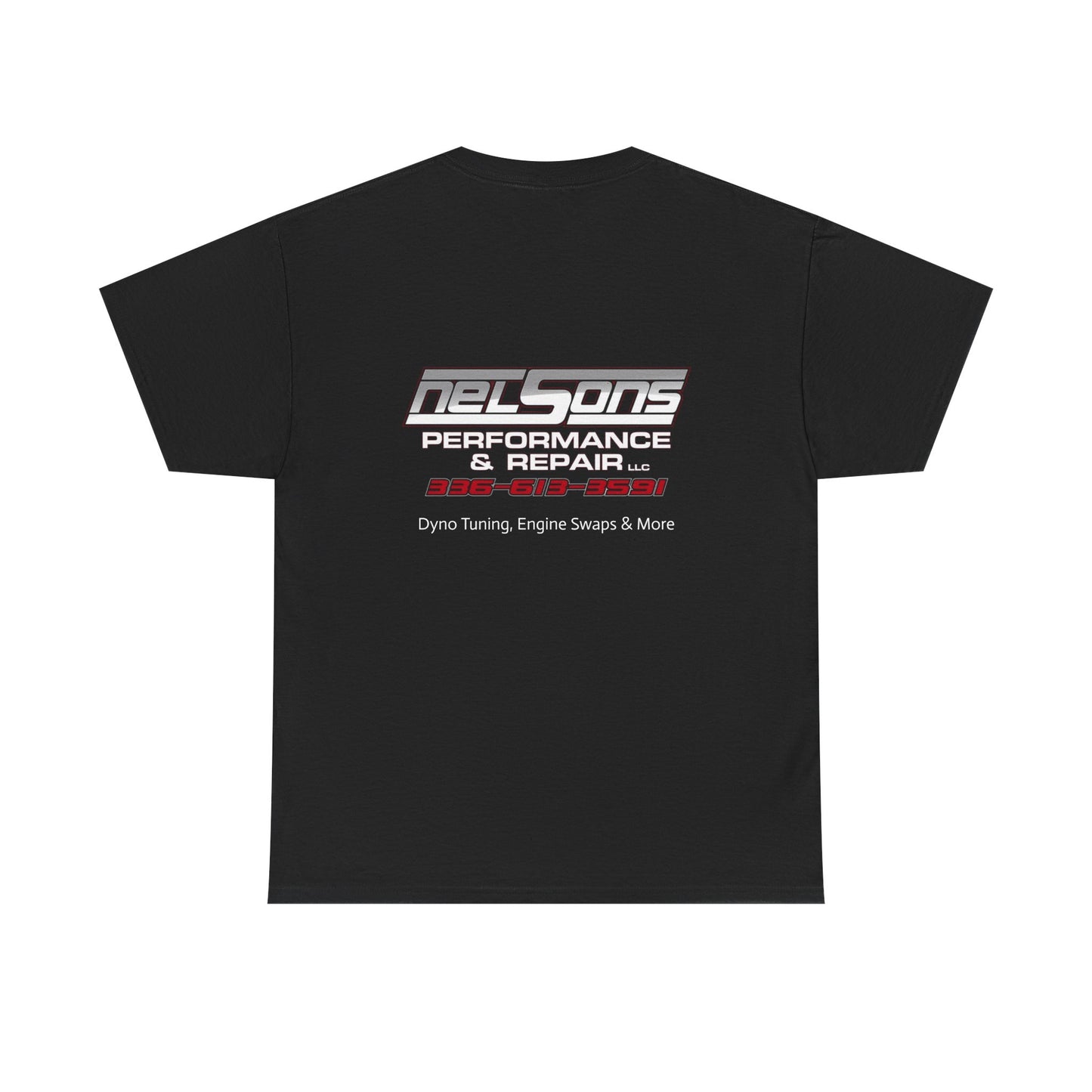 Nelson’s Performance & Repair Tee — Automotive Shop Logo T-Shirt