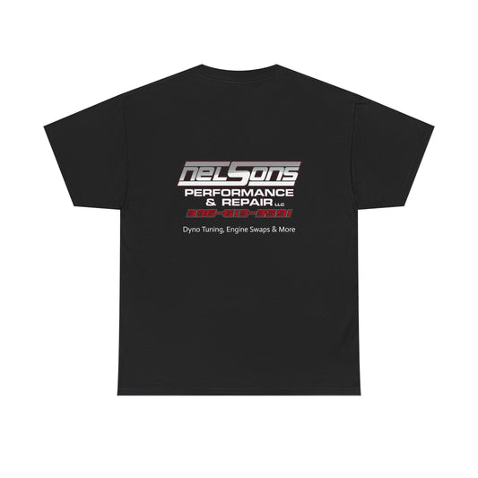 Nelson’s Performance & Repair Tee — Automotive Shop Logo T-Shirt