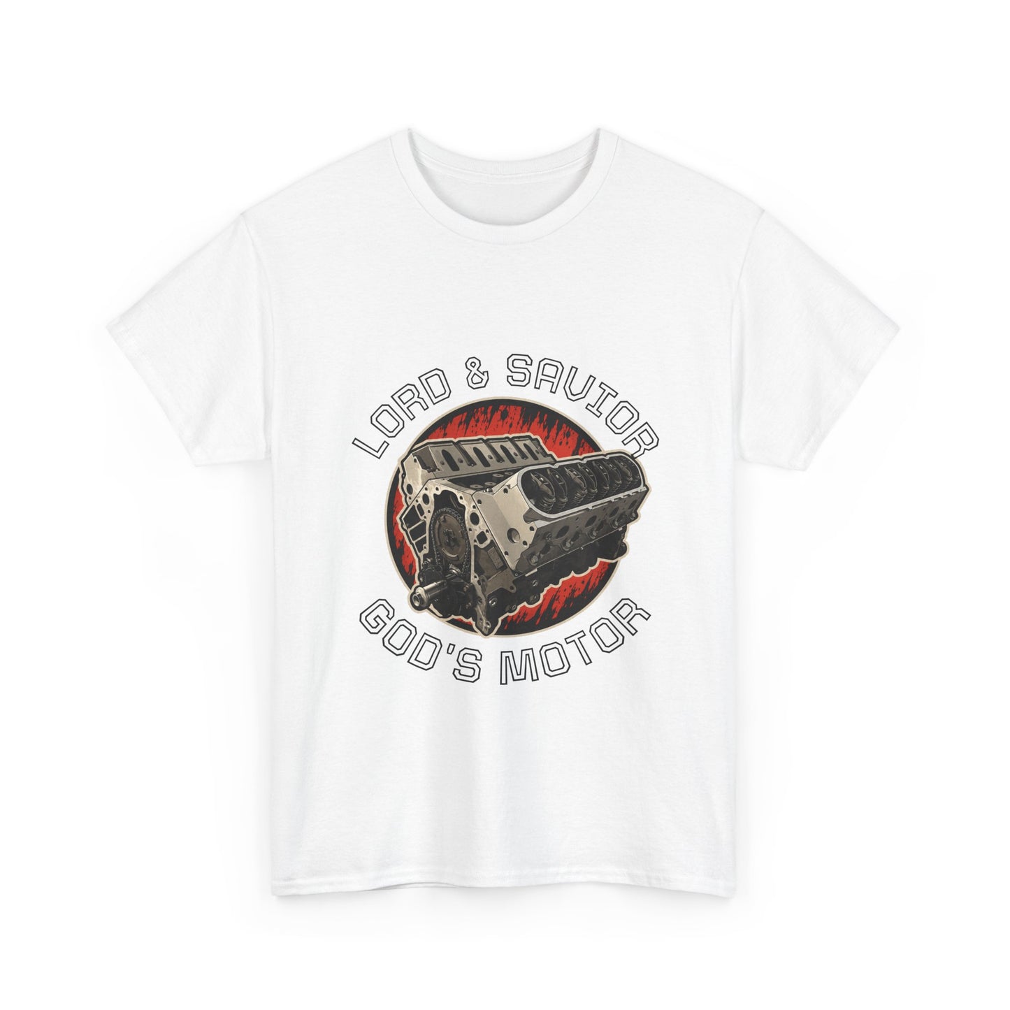 "Lord & Savior, God’s Motor" T‑Shirt — LS Engine
