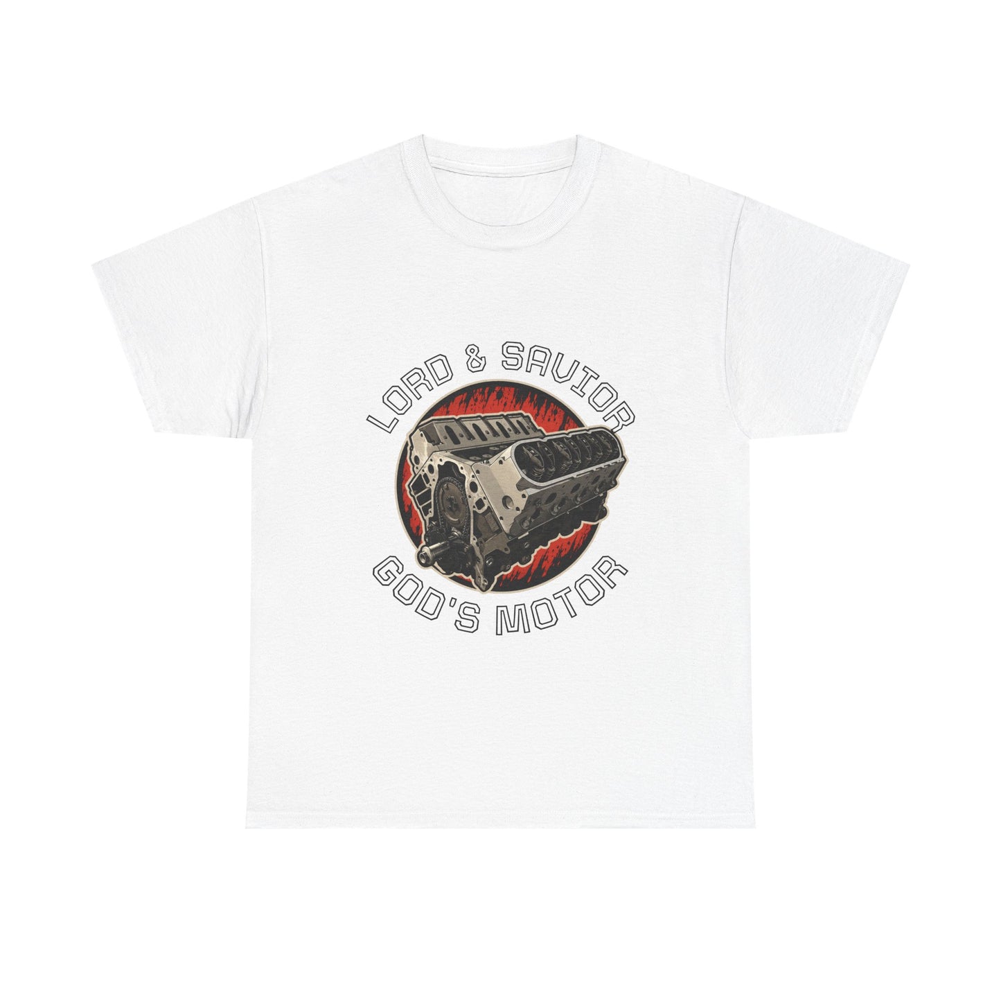 "Lord & Savior, God’s Motor" T‑Shirt — LS Engine